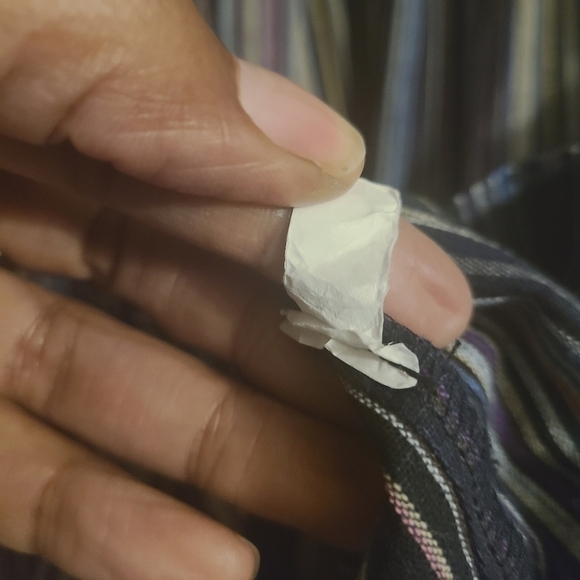 Mododoc | Women's Sandcastle Stripe Tiered Ruffle Mini Dress (Size Small) - Picture 8 of 12